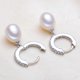 thumbnail image 3 of 2x Pendientes de perla para oreja, joyería de moda, a prueba de óxido, para mujer ------Código de producto 71446, 3 of 4