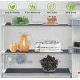 thumbnail image 2 of MOYISHI Shelf Liner Kitchen Cabinet Drawer Mats 13.9 Inch Wide x 112 Inch Long, Non Slip EVA Plastic Water Resistant Pad for Bathroom Drawers,Shoe Shelves, Under Sink, Gray, 2 of 7