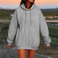 thumbnail image 5 of Godom Women Hoodies Oversized Fleece Long Sleeve Comfy Casual Basic Pullover Sweatshirts 2025 Fall Outfits Y2K Clothes, 5 of 7