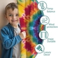 thumbnail image 3 of Blackout Kids Curtains,Colorful Rainbow Tie Dye Spiral Pattern Childrens Insulated Curtains Set Of 2,Bedroom Essentials,Toddler Room Decor 42"x54", 3 of 5