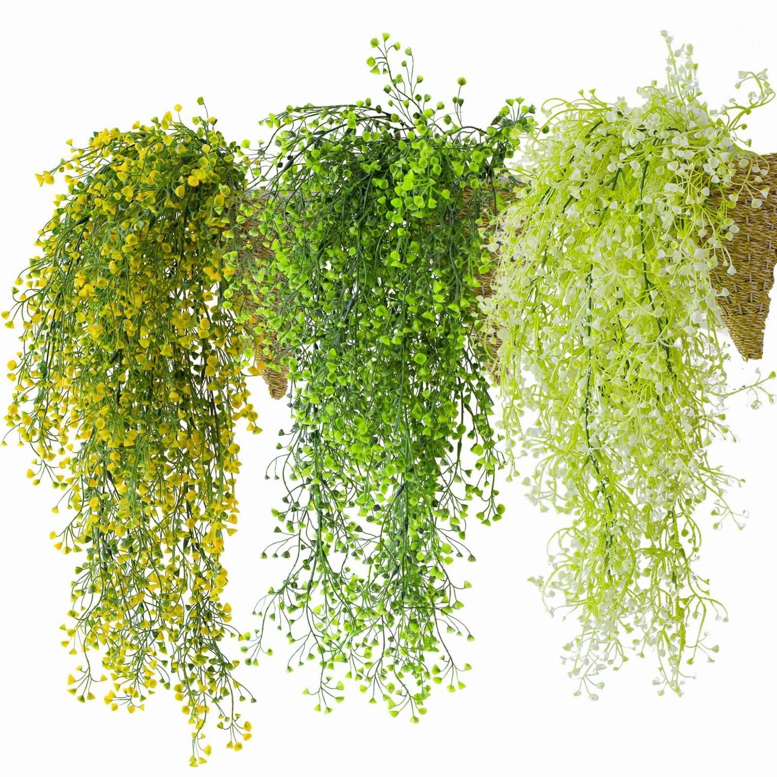 1PC Faux Flowers Front Porch Decor Home Decor,Silk Artificial Outdoor Flowers, Faux Potted Plants, Flower Themed Party Decorations, Faux Boston Ferns For Outdoor Planter Large,Red