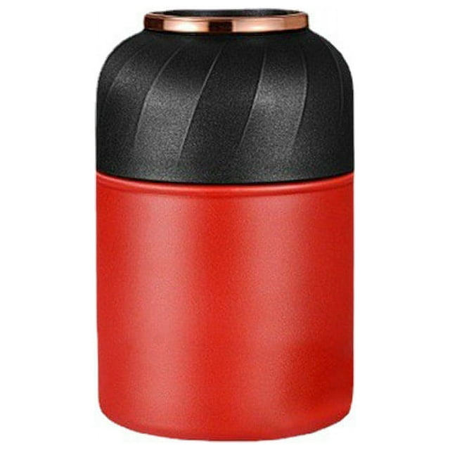 Grande Capacité Tasse Thermique Isolée pour Enfants - Couvercle à Double Usage Pot Alimentaire 850 ml en Acier Inoxydable 304 de Couleur Rouge
