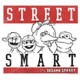 thumbnail image 2 of Girl's Sesame Street Hood Smart Group  Graphic T-Shirt, 2 of 4