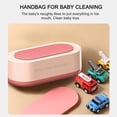 thumbnail image 2 of Wovilon Portable Ultrasonicing Cleaning Machine Small High Frequency Vibration Jewelry Glasses Watches Cleaner 360 Degree Cleaning Box, 2 of 7