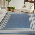 thumbnail image 6 of Nourison Horizon Indoor/Outdoor 10' x 14' Denim Modern Rug, 6 of 10