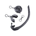 thumbnail image 2 of Yuarrent Tubo de esnórquel plegable profesional Unisex, tubo de buceo enrollable, manguera de respiración húmeda, equipo para exteriores, Deportes acuáticos Negro, 2 of 6