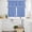 DarkBlue, variant on Green White Stripe Kitchen Curtains Sets for Windows 36 Inch Length, Modern Minimalist Geometric Striped Rod Pocket Window Treatments Tier Curtains and Valances Set for Bedroom/Bathroom
