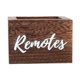 thumbnail image 4 of Caja de almacenamiento de escritorio de madera, organizador cuadrado de madera para dormitorio, hogar, mesa. Marrón, 4 of 9
