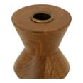thumbnail image 3 of Sequence Small Wooden Candle Holder Brown Brown, 3 of 4