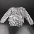 thumbnail image 5 of Heavy Duty Fitness Weight Loss Sweat Sauna Suit Exercise Gym Anti-Rip Silver 4XL, 5 of 6