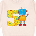 thumbnail image 3 of Inktastic This Robot is Five Fifth Birthday Toddler Sweatshirt, 3 of 4