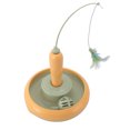 thumbnail image 1 of Rotating Cat Teaser, Electric Cat Feather Toy 360 Degree Rotatable  for Indoors Yellow and Green, 1 of 8