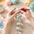 thumbnail image 3 of Beginner Friendly Dragon Crochet Kit, DIY Enchanted Dragon Spiral Hanging Ornament with Yarn, Hook, Beads, Stuffing & Pom-poms, Handmade Craft Set for Wall Window Car Decor and Gift, 3 of 8