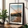 thumbnail image 5 of Heisler Park Sunset 01 - Laguna Beach California Photography Beach Sunset Coast Ocean Palm Tree Landscape Beach House Black Framed Wall Art Print 12 x 16 inches, 5 of 12