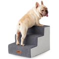 thumbnail image 1 of Escaleras ZOMISIA para perro Pet Stairs para sofá, color gris, 3 peldaños, 1 of 6
