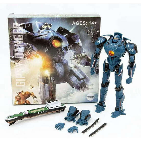 Pacific Rim Mech Action Figure Kits, Boxed Unique Figure Idea, 7.08 in Collectible Mecha Action Figures Kits(Gipsy Danger)