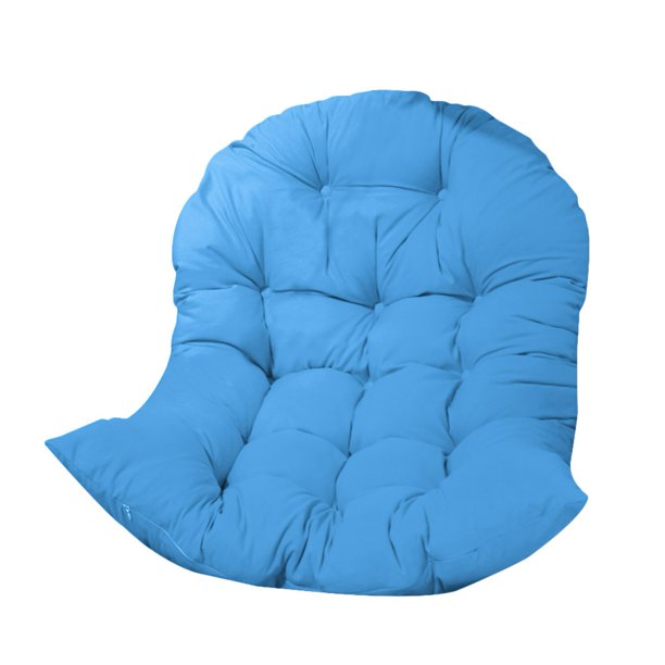Cojín de asiento de cesta colgante de columpio de alta calidad, almohadilla de silla de hamaca de huevo colgante gruesa para Patio y jardín Fivean unisex