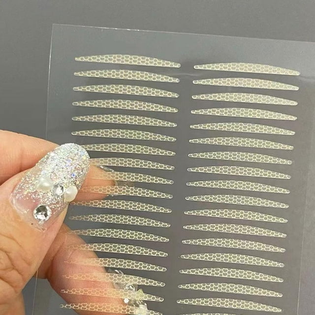 Invisible Double Eyelid Tape Strips for Natural-Looking Lift, Long-Lasting Waterproof Adhesive, Instant Eye Lift Stickers for All Skin Types, 100 Count