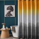 thumbnail image 3 of Style 6 Nueva cortina de ducha gradiente azul negro partición de baño cortina decoración de baño, 3 of 5