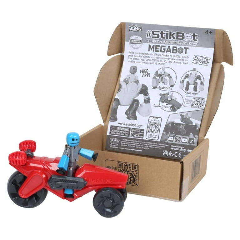 ZING, Zing Stikbot Megabots, MegaBot with Stikbot, Age 4+