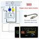 thumbnail image 4 of Sensor de Oxígeno S03 Tipo Mini Simulador de Señal del Sensor de Oxígeno del Automóvil, Simula la Señal del Sensor de Oxígeno de Cuatro Cables, 4 of 5