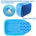 thumbnail image 2 of Inflatable Pool,Paddling Pool Rectangle Swimming Pool Bathing Tub Inflatable Pool for Children Baby Home Use, 2 of 8