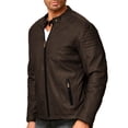 thumbnail image 3 of Chamarra Para Hombre Shendy Vendi Chaqueta Vinipiel Tipo Biker Cafe Extra Grande, 3 of 5