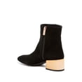 thumbnail image 5 of Ivy Kirzhner Ringo Black Suede Metallic Block Heeled Chic Fashion Ankle Booties (Black Suede, 6.5), 5 of 5