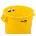 thumbnail image 3 of Global Industrial Plastic Trash Can - 20 Gallon Yellow, 3 of 5