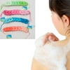 1 Mesh Sponge Back Scrubber Bath Shower Exfoliating Body Brush Wash Nylon Puff !