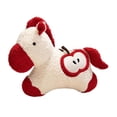 thumbnail image 4 of Caballo de Peluche Almohada Peluche Cojín Decorativo Muñeco Relleno Suave con Tela de Felpa PP Adecuado para Niños Adultos Regalos Año Decorar, 4 of 9