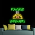 thumbnail image 4 of Handmadetneonsign Powered By Empanadas Neon Sign, Empanadas Wall Art Decor, Mexican Restaurant Wall Decor, 4 of 5