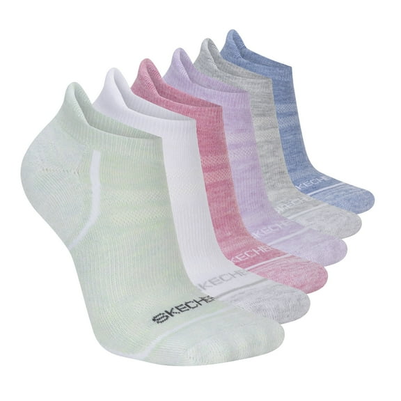 Skechers 6-Pairs Women's Half Cushion Low Cut Socks