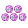 thumbnail image 1 of Dados de dirección del viento Mahjong, 5 uds., este, suroeste, norte, esfera, juego de entretenimiento, dados, color morado transparente YUNYI BRAND  Deportes, 1 of 8