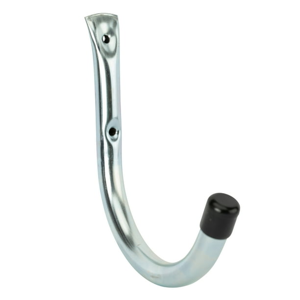 Hyper Tough 7 in. Wall Mounted Garage Utility J Hook, Zinc Plated Steel