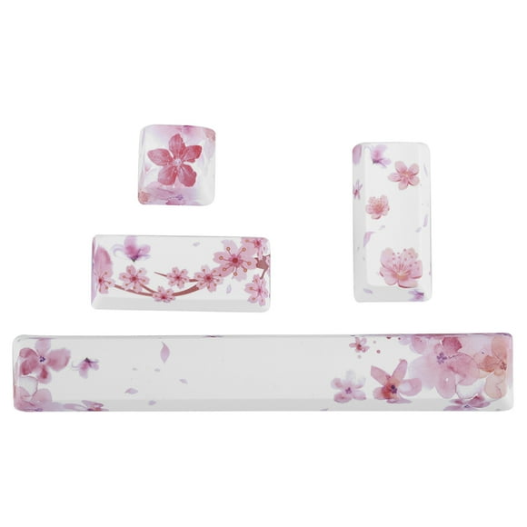 Juego de teclas con patrón Sakura Sincero para teclado mecánico 4 piezas