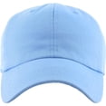 thumbnail image 2 of Classic Washed Solid Cotton Dad Hat Adjustable Baseball Cap Polo Style, 2 of 7