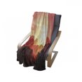 thumbnail image 4 of Mystic Soft Flannel Fleece Throw Blanket, Oriental Sunset View with Tree and Mountains Mystique Hills, Cozy Plush for Indoor and Outdoor Use, 70" x 90", Coral Orange Dark Brown, by Ambesonne, 4 of 6