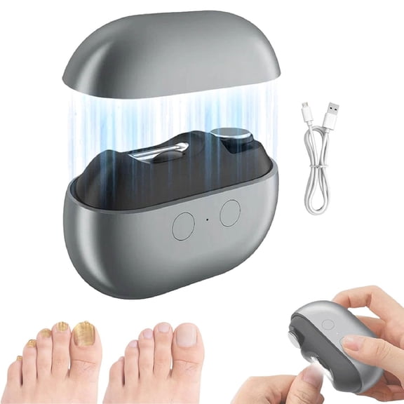 Fanyil Easy Clip Nail Clippers - 2026 Yosody Easyclip Smart Nail Clipper for Seniors, Electric Nails Care Tool with LED Light, Painless Toenail Trimmer for Thick Nails, Arthritis, Low Vision