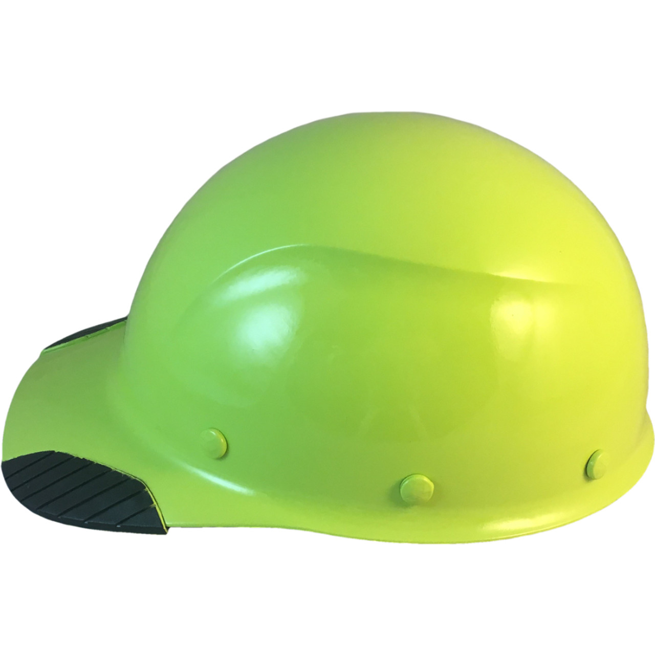 DAX Fiberglass Composite Hard Hat - Cap Style Hi Viz Lime