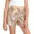 thumbnail image 3 of EnJoCho Toddler Baby Girl Sparkly Sequin Blomers Shorts High Waist Glitter Shimer Clubwear Dance Shorts Cute Summer Party Playwear Dancewear, 3 of 4