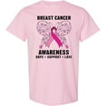 thumbnail image 3 of Inktastic Breast Cancer Awareness Hope Support and Love T-Shirt, 3 of 5