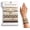 A, variant on Hair Ties No  - 10 count Hair Scrunchies for Women Girls, Hair Ties for Thick Hair & Thin Hair, Hair Scrunchies Bands Bracelets, Initial Hair Accessories for Women, Birthday  - Letter A