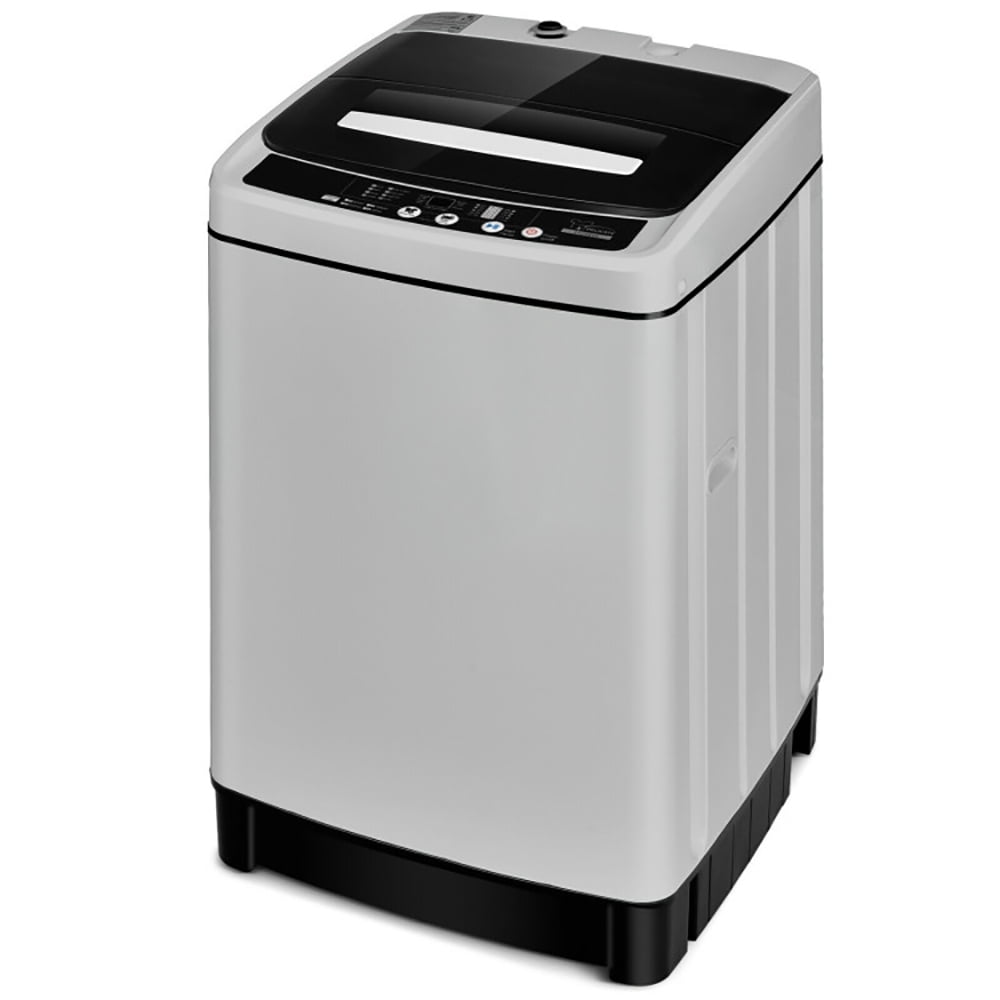 Topcobe Full-Automatic Washing Machine 1.5 Cubic Feet 11 LBS Washer and Dryer, Portable Washing Machine Spin Dryer for Dorms, Apartments, RVs, Gray