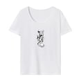 thumbnail image 1 of Camiseta para Mujer Verano Suave Ropa Deportiva de Moda Camiseta básica para Caminar en la Oficina SG, 1 of 7