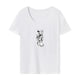 thumbnail image 1 of Camiseta para mujer Yuyangstore verano Cuello Redondo manga corta S, 1 of 7