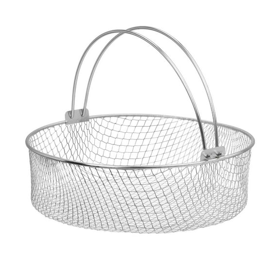 Stainless Steel Fryer Basket | 304 Food Grade Mesh Frying Basket with Handle | 8.25  Inch Fryer Compatible | Dishwasher Safe & Easy Clean