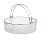 thumbnail image 2 of Cesta para freidora con asa | Cesta de malla de acero inoxidable 304 para freír alimentos | Compatible con freidoras de más de 8,25 pulgadas | Fácil de limpiar y apta para lavavajillas | Paquete de 1, 2 of 9