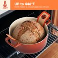 thumbnail image 5 of ZIVACATE Silicone Bread Sling 2 Pcs Silicone Sourdough Sling Dutch Oven Bread Mat Baking Sling Non-Stick & Easy Clean Reusable For Sourdough Bread, 5 of 7