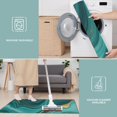 thumbnail image 6 of Teal Gold Marble Pattern Kitchen Rugs Sets Of 3,Kitchen Runner Rugs Non Skid Washable,Decorative Kitchen Floor Mats for Kitchen,Sink,Laundry,17"x30"+ 17"x47" + 17"x59", 6 of 6